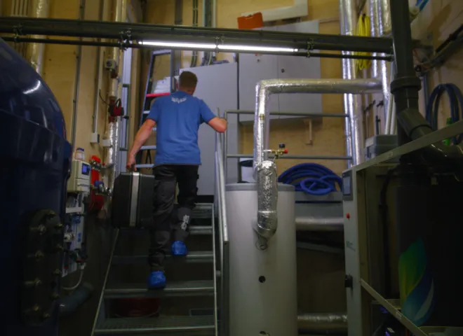 Monteur onderhoud warmtepomp