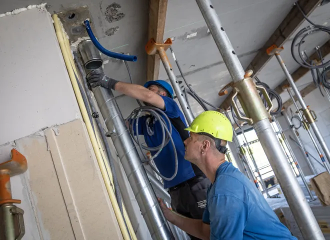 Samenwerking monteurs TechniCo